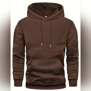 Brown Men's Hoodie